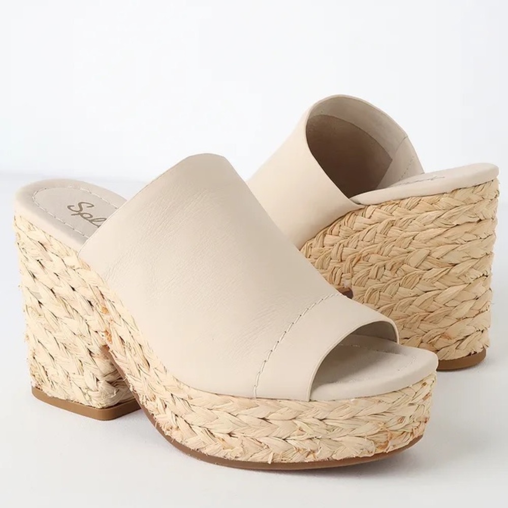 Splendid Theodore leather mules size 6